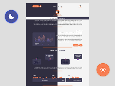 Financial Website Dark & Light Mode Design animation app branding design illustration ui uidesign uiux ux