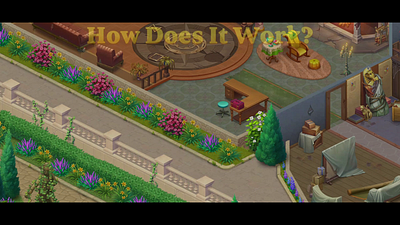 Casual Mobile Game - Info Window animation casual game effects layout mobile text ui