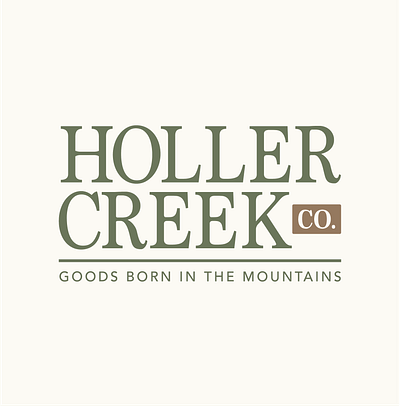 Holler Creek Co. Branding branding illustration logo