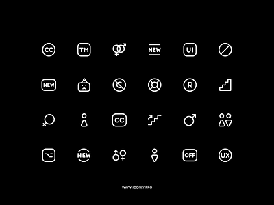 Iconly Pro, Symbols! cc design icon icondesign iconly pro iconography iconpack icons iconset illustration street symbols ui