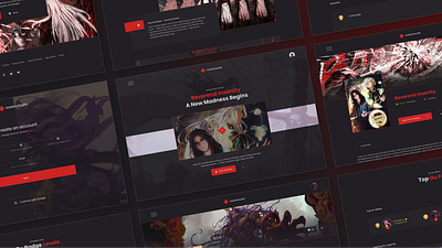 Manhwa Web Platform — KodokuStudio UI/UX Concept interactive design