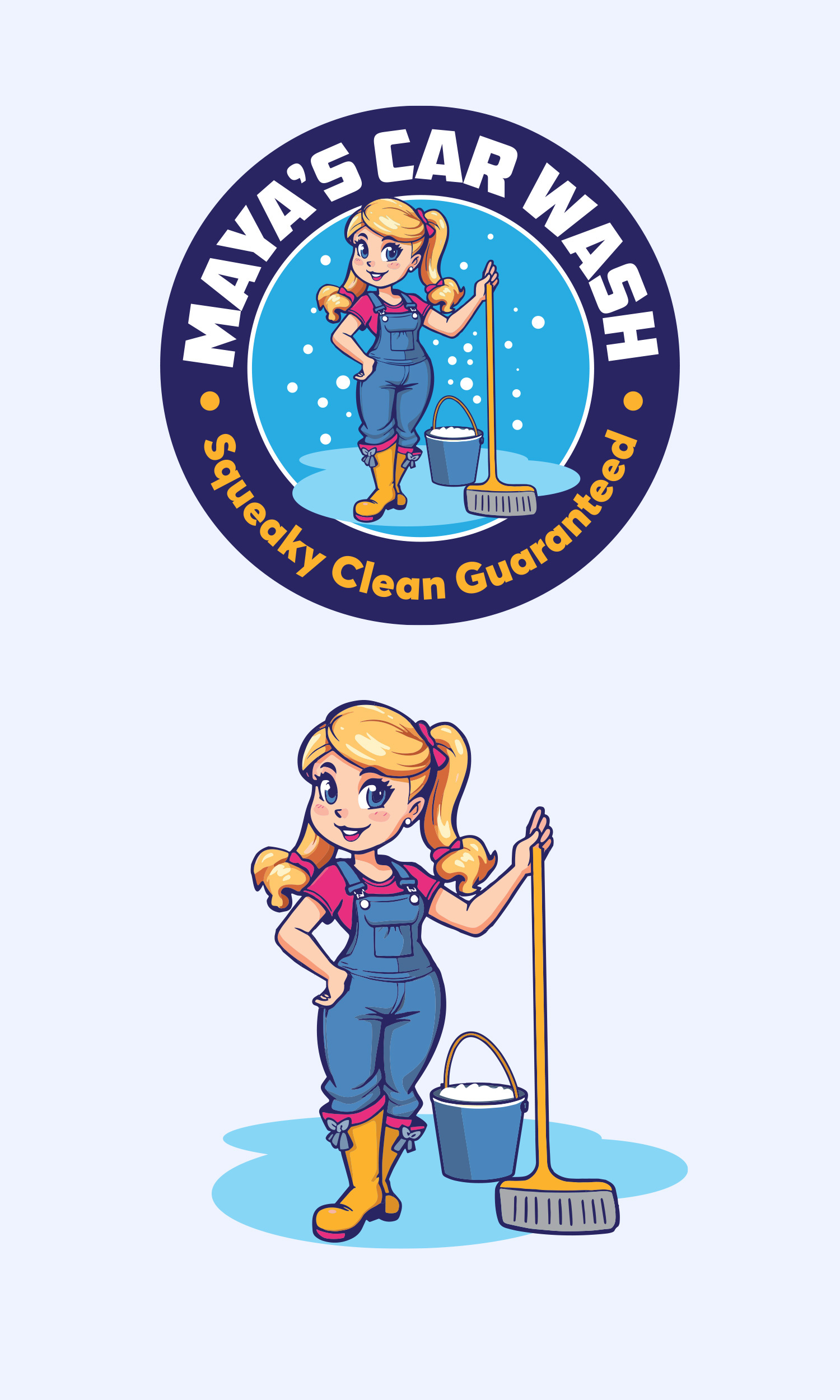 Car was logo design branding car wash graphic design illustration logo services