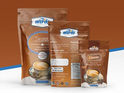 Coffee Powder Pouch Packaging Design black coffee box coffee packaging desgin coffee powder label packaging deisgn pouch design tea