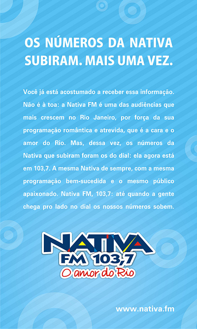 Campanha Os Números 📻 Nativa FM