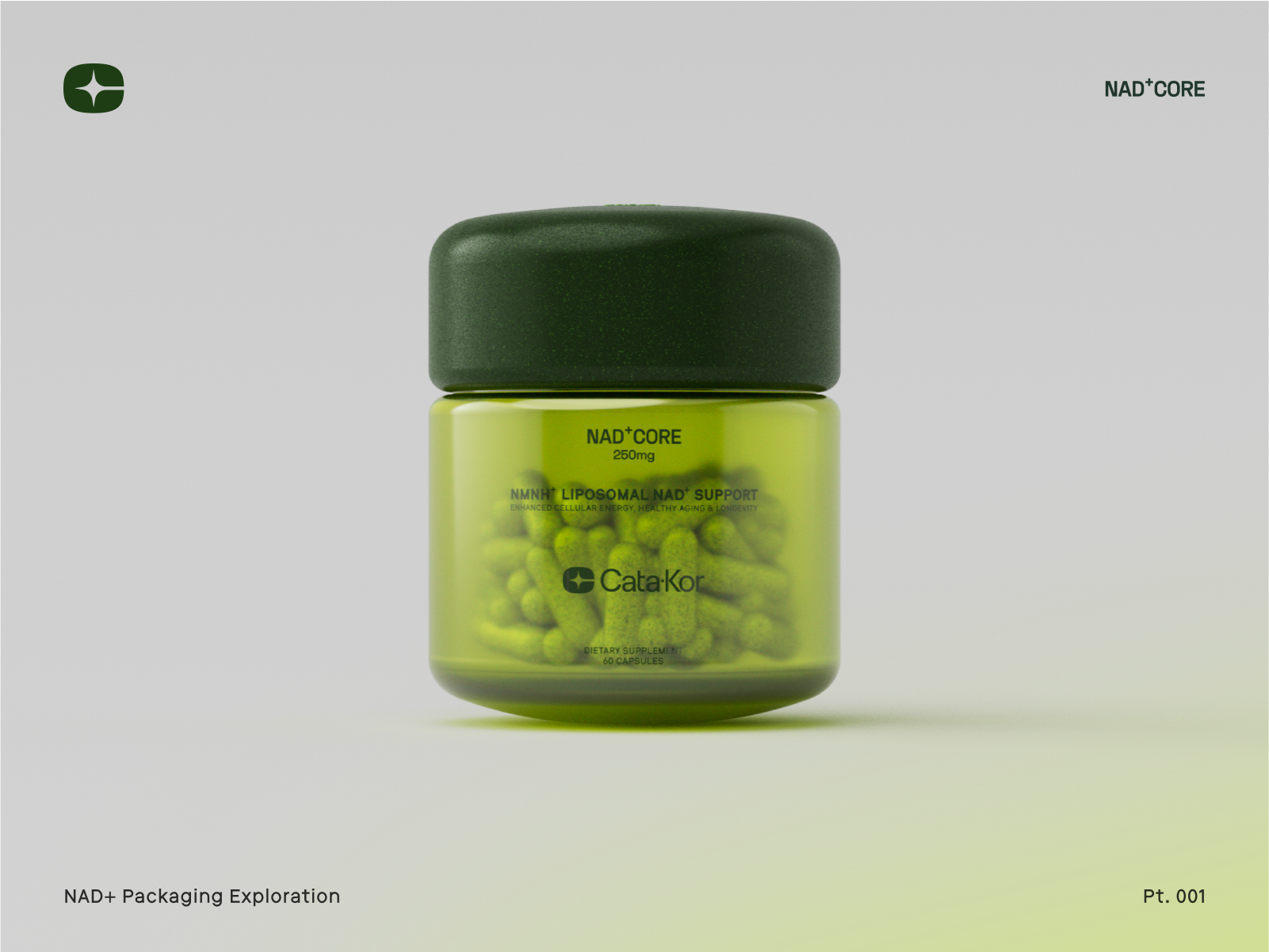 NAD+ Packaging Exploration 3d visualization branding concept design consumer health dietary supplements ecommerce design modern packaging nad nutraceuticals packaging concept packaging design pharmaceutical design product packaging supplements visual identity