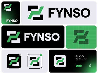 Fynso Logo Branding blockchain brand identity branding crypto logo design f s logo fintech logo future logo futuristic logo growth logo innovative logo logo minimalist logo modern logo startup logo technology logo visual identity