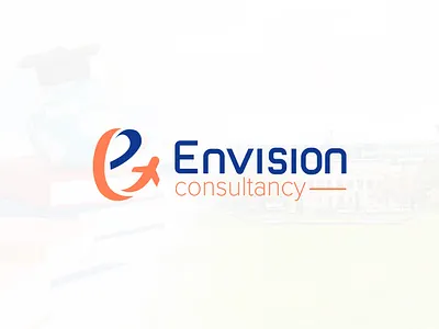 Envision Consultancy Logo Design adobe illustrator branding design educational educational consultancy logo educationconsultant educationlogo graphic design highereducation illustrator logo logo design studentvisa study studyabroad studyadroad studylogo vector