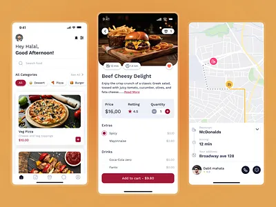 TasteNow Food delivery mobile app design 3d animation apps apps mobile branding clean clean mobile. design graphic design illustration logo mall mobile motion graphics shop ui ui mobile uiux ux website