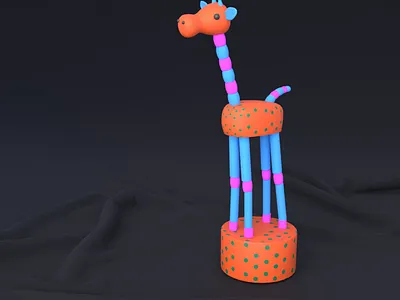 “Pieces of a Dream” 🦒 3d 3d modeling 3danimation 3ddesign animation animation loop cg art creative concept design exploration digital art giraffe motion graphics motiondesign nostalgia product animation rendering storytelling toy ui wooden toy