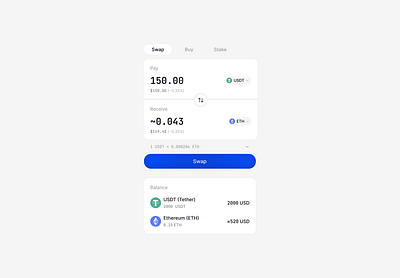 Crypto Exchange crypto exchange figma product design ui ui design ux ux design web