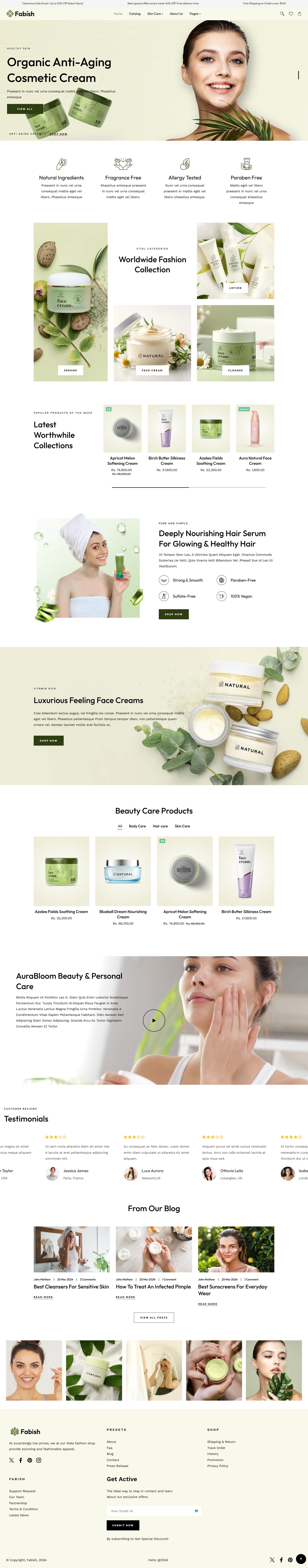 Example of Shopify Dropshipping Store Design