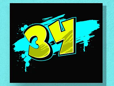 Typographic Bold Splash – 34 art bold branding color design graphic design illustration illustrator logo splash typographic bold splash – 34 typography vector