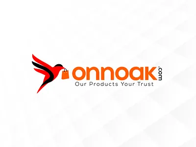 Onnoak Ecommarce Logo Design adobe illustrator branding design ecommercebusiness graphic design illustrator logo logo design modernlogo onlineshop onlineshopping onlinestore onnoaklogo shopping vector