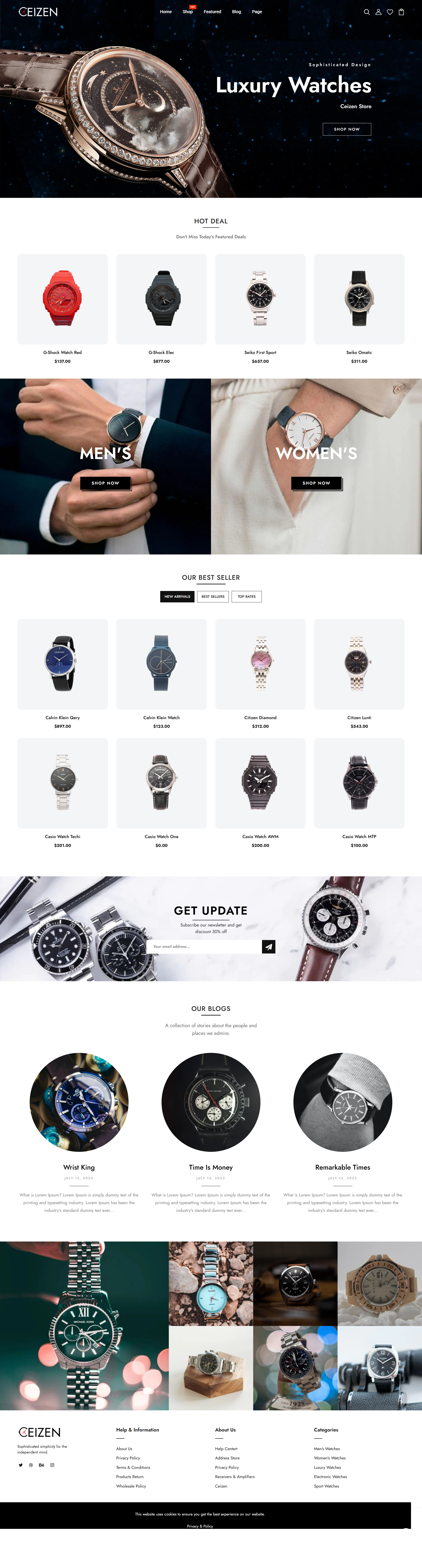 Shopify Watch Store Design dropshipping website design ecommerce ecommerce website envato envato design envato theme shopify shopify dropshipping shopify dropshipping stpre shopify store shopify theme shopify theme design shopify website watch watch store design website website design