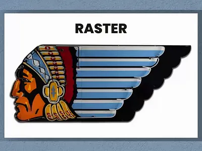 From Raster Image to Vector Art branding color design from raster image to vector art graphic design illustration illustrator logo raster to vector vector vector conversion