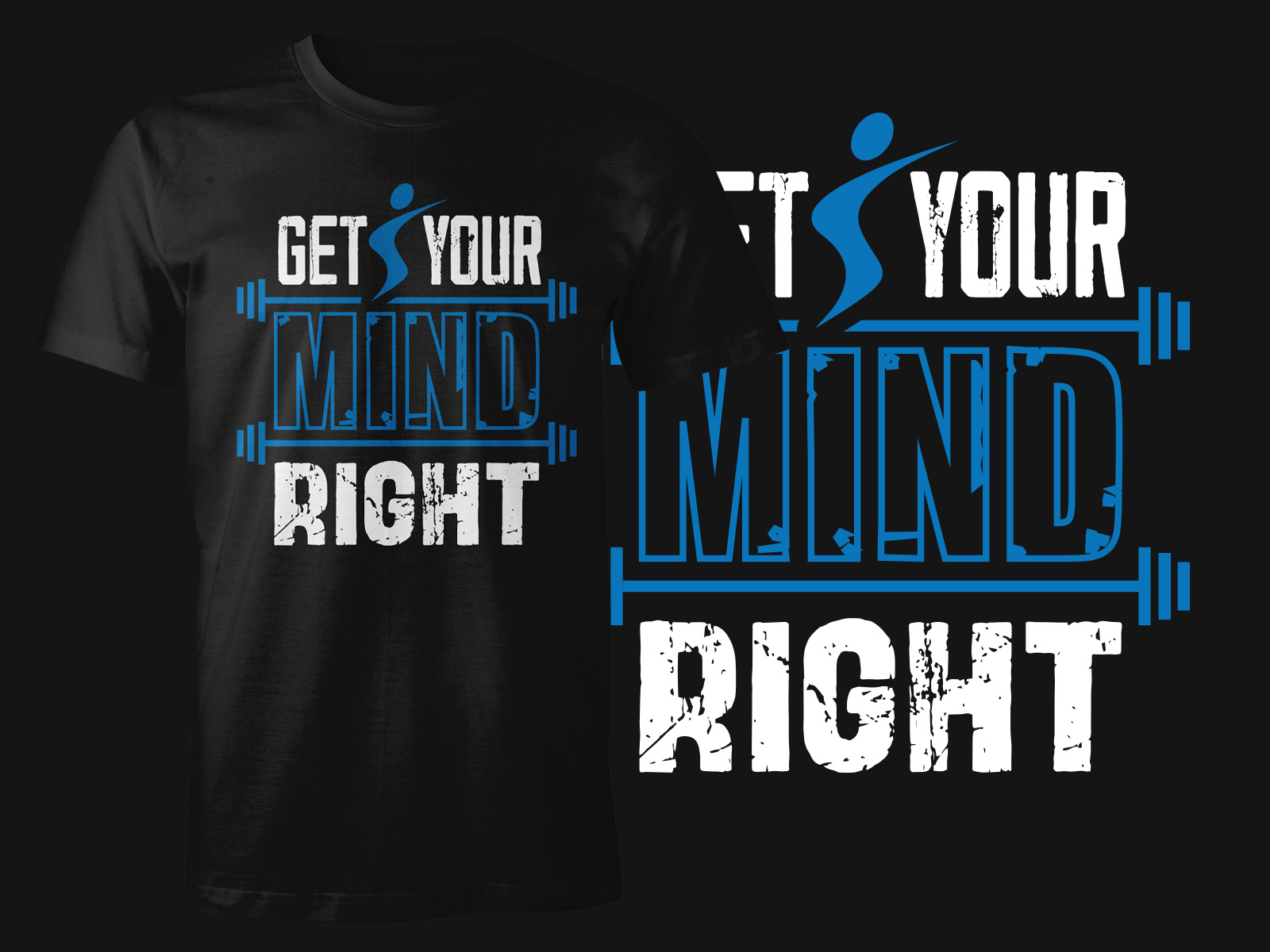 Example of Typography T Shirt Design 