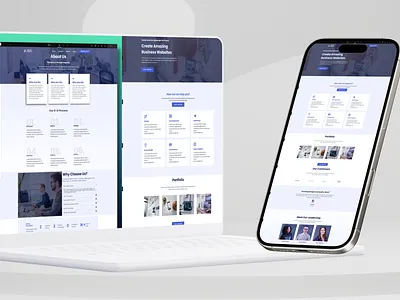 Complete Agency Website I built using WordPress & Elementor. agency website elementor hm imon wordpress