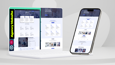 Complete Agency Website I built using WordPress & Elementor. agency website elementor hm imon wordpress