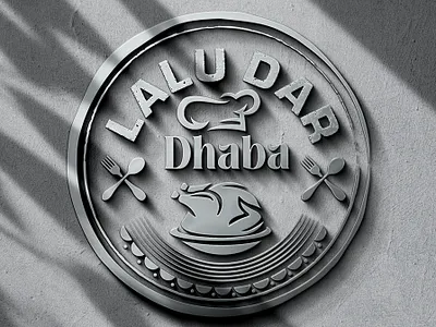 Dhaba Logo Design branding] chicken logo dhaba fast food food center logo restaurant