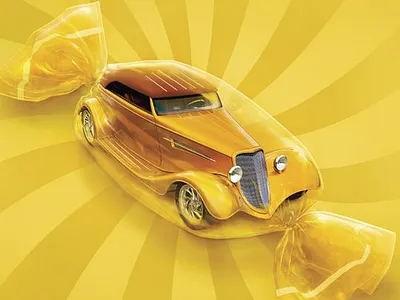 Car Show Poster - Eye Candy car show concept creative graphic design illustration poster retouch