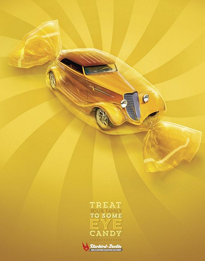 Car Show Poster - Eye Candy car show concept creative graphic design illustration poster retouch