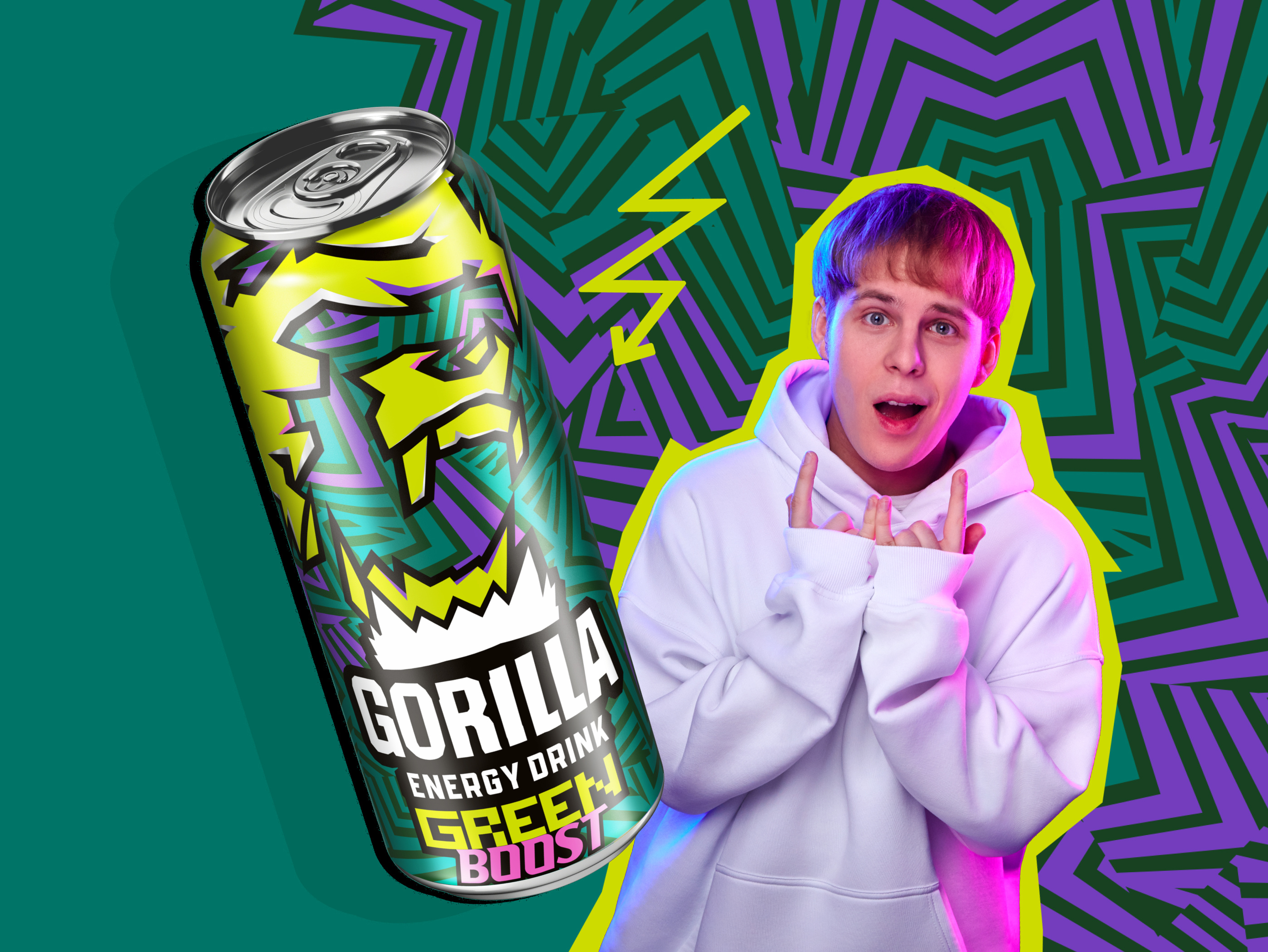 Gorilla x TOXI$ | POSM materials design gorilla graphic design key visual