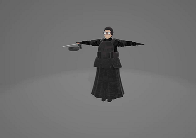 ✨ Name: Musashi assassin 🐺🖤 🏢 Studio: Stallion Studio LTD 🎨 3d anime blender cartoon design musashi assassin open for commission rig stallion studio limited vrchat