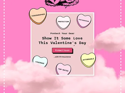 Seasonal Ads for Photography Insurance ads branding figma graphic design illustrations marketing ux design