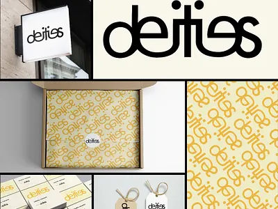 deities branding brand design branding clothing brand design graphic design