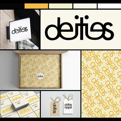 deities branding brand design branding clothing brand design graphic design
