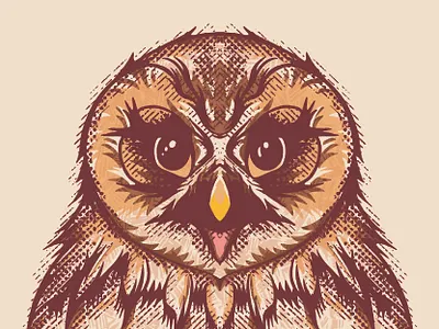 Screech art bold lines graphic design halftones illustration procreate art true grit texture supply