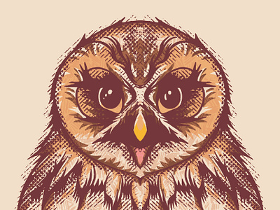 Screech art bold lines graphic design halftones illustration procreate art true grit texture supply