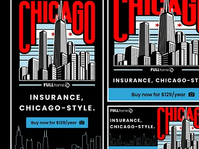 Geo Targeting Ads for Photography Insurance ads branding design figma geo targeting graphic design marketing