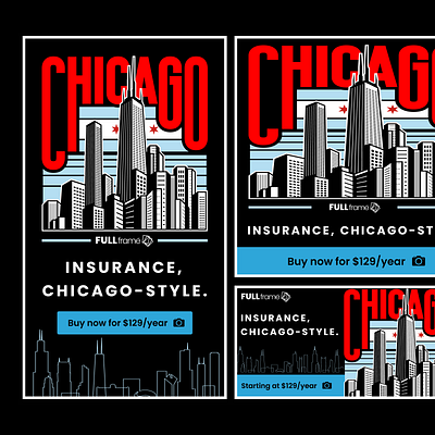 Geo Targeting Ads for Photography Insurance ads branding design figma geo targeting graphic design marketing