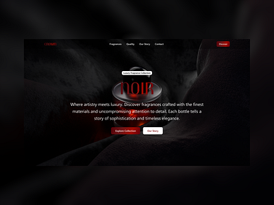 E-Commerce Landing page ecommerce elegant landing page luxurious shop store ui webdesign website