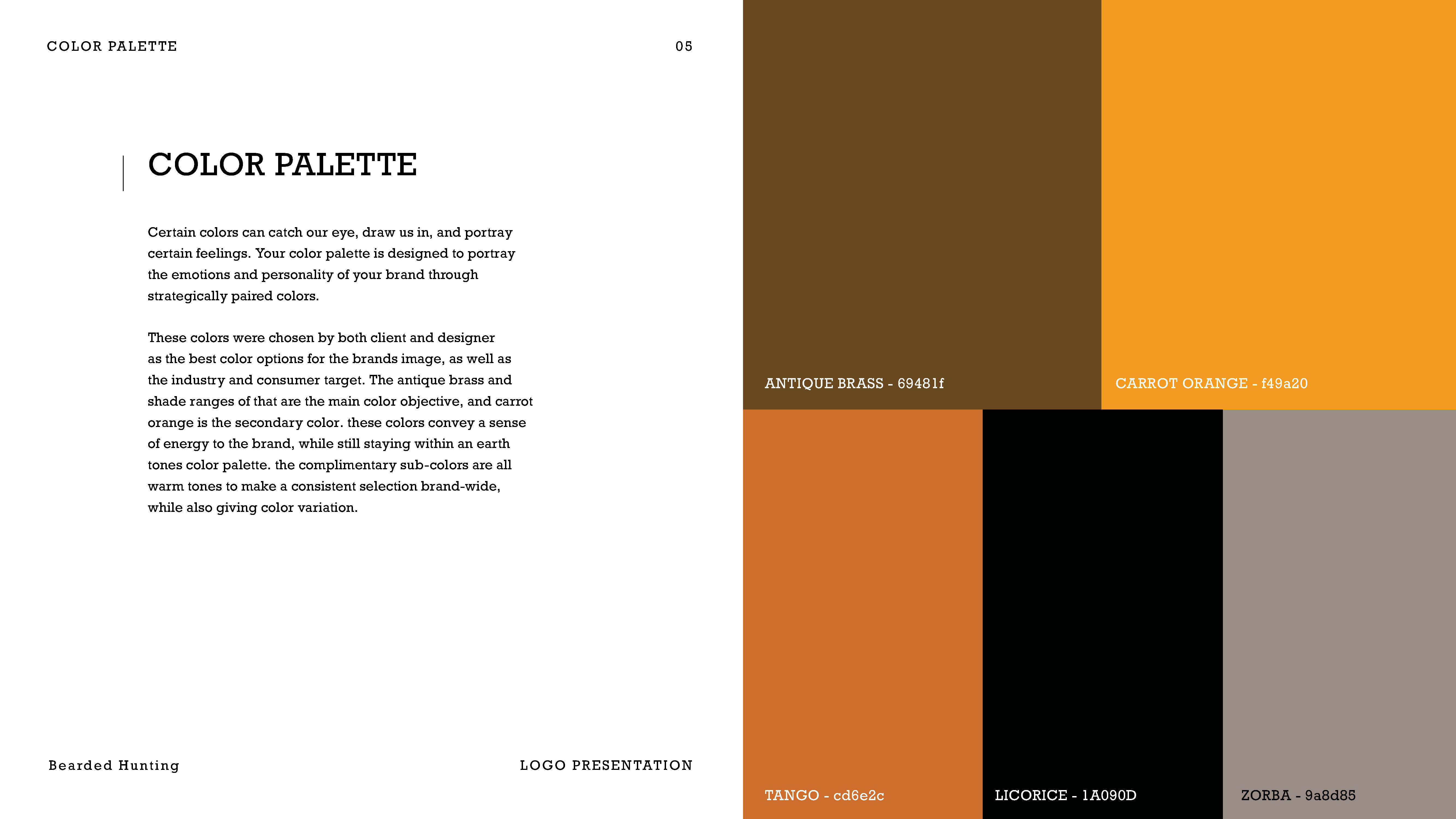 Example of Brand Board