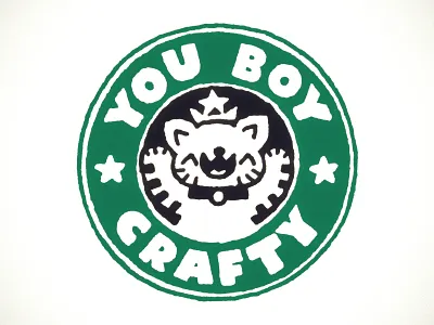 You Boy Crafty branding cartoon cat coffee crafty cute design doodle fun graphic design illustration japanese kawaii kawaii artist kitty logo logo design sticker tiger ui