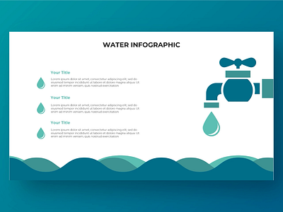 Animated Ecology PowerPoint Infographic animated eco ecology illustration illustrator infographic photoshop powerpoint ppt template water
