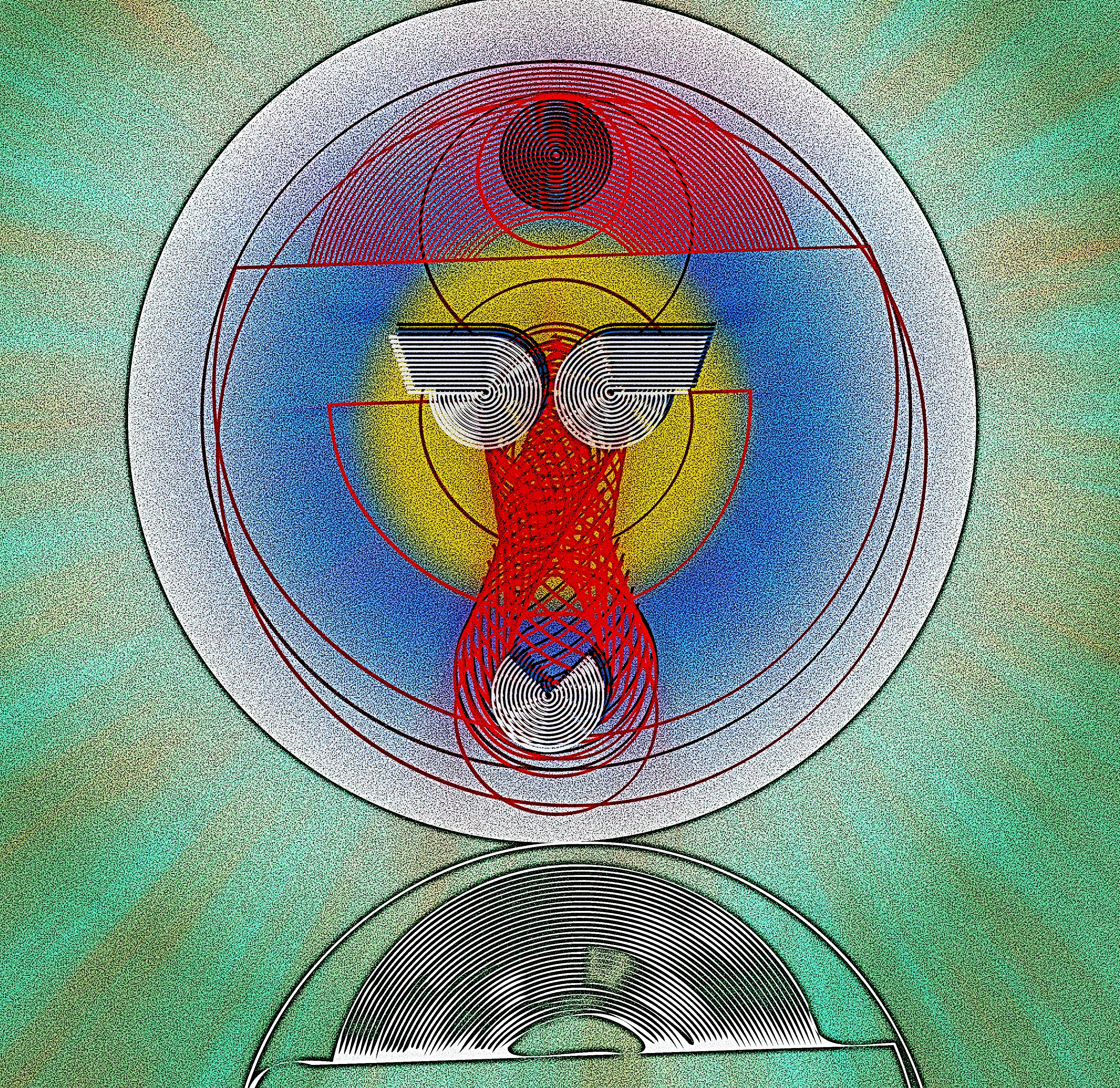 abs babs :: abstract baboon doodle abstract baboon destroyed doodle illustration noise shunte88 vector