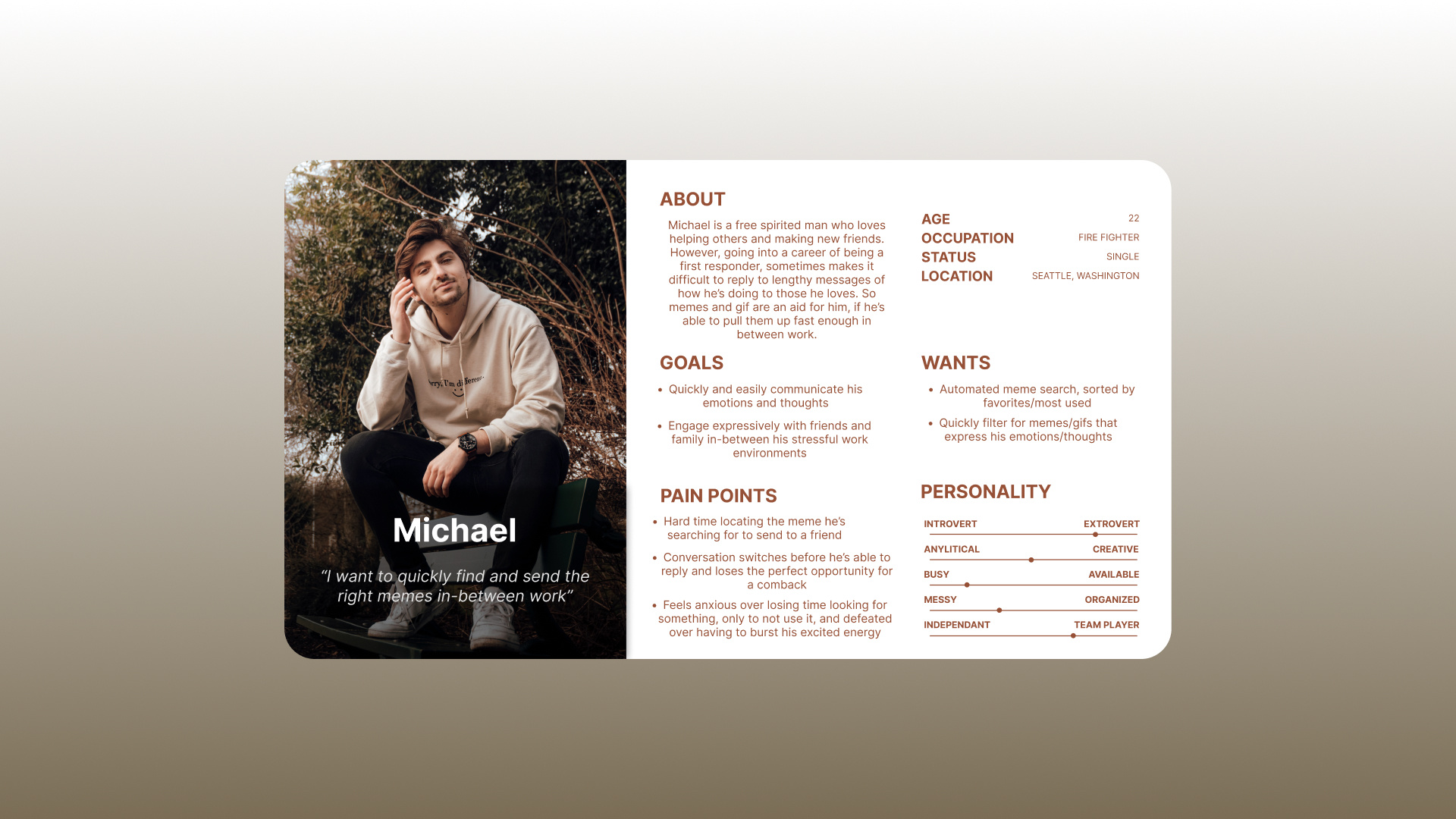 User Persona Template dailyui design persona ui user