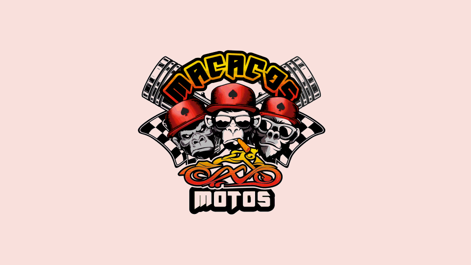 Logo Animation for Macacos Motos animation animationlogo branding design graphic design logo logoanimation motion graphics