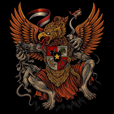GARUDA HIRE 3d animation graphic design logo