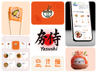 Yasoshi · Japanese Food Web App 3d app branding brandingdesign design dribbble foodapp graphic design interfacedesign japanesefood logo luxuryui productdesign typography ui uidesign uiux uxdesign webappdesign