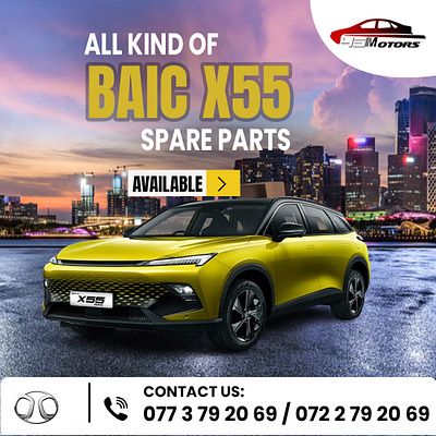 Baic X55 graphic design