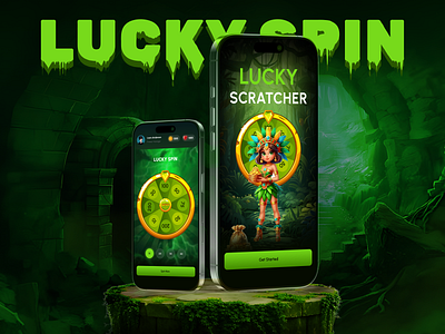 Play game and earn money app - Lucky Spin Page app app design earnings games graphic design illustration ios mobile mobile design rewards ui ux