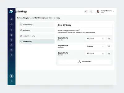 Saas, Settings Page Dashboard UI/UX admin dashboard admin penal clean dashboard fresh design saas settings page web app web design website design