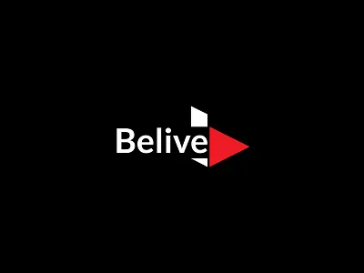 Belive B letter logo design b b letter logo chennel design digital letter logo logo design media modern logo music play button play icon print simple youtube