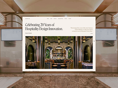 AvroKO | Showreel NO.2 animation architecture bold design designinspiration hospitality inspiration minimal photograpgy trend ui webdesign