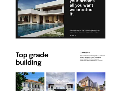 Real-estate Landing-page dribbble real estate modern ui property management property website real estate design real estate inspiration real estate ui