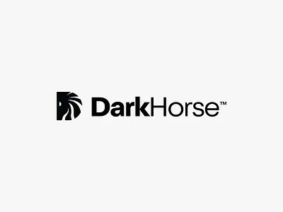 Dark Horse Logo Design creative logo darkhorse logo design graphic design horse logo logo logo design logo mark logotype minimal minimal logo unique logo